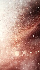 Fototapeta premium Abstract Peach Dream Sparkling, Abstract Background With Blurry And Glowing, Coral Bokeh Effect