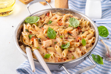 Trendy viral marry me chicken pasta