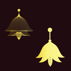 These can be used as earrings, ornament and jewellery design