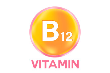 Vitamin B glowing 3D pink molecule element or bubble isolated, transparent background, fluid flowing bubble fizz, beauty supplement, nutrition products banner, presentation, infographic design