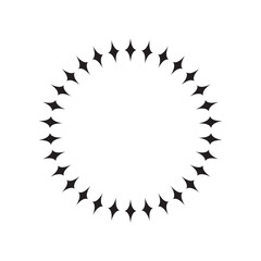 Single Circle Ornament Vector Design