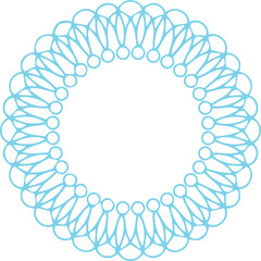 Beautiful flower art and mandala vector design