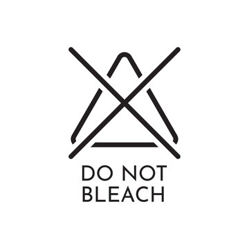Do Not Bleach Laundry Icon