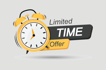 Yellow Black Limited Offer Label