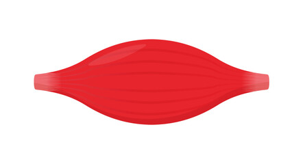 Red Muscle Flat Vector Design
