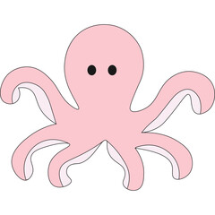 Cute Sea Animal Element
