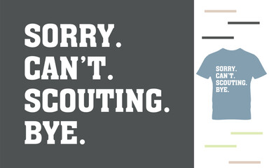  Scout leader t shirt design