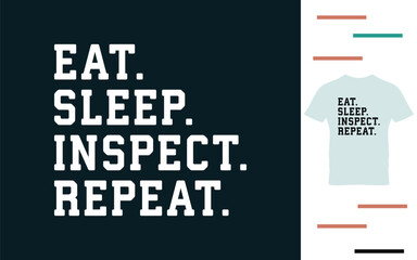 Funny inspector t shirt design