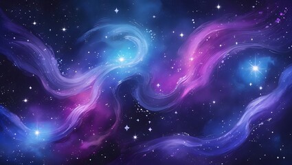 Obraz premium Abstract background with fractal patterns, vibrant multicolor spirals, psychedelic and hypnotic design 