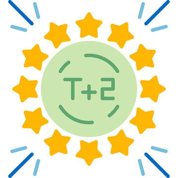 T+2 Settlement Cycle Icon