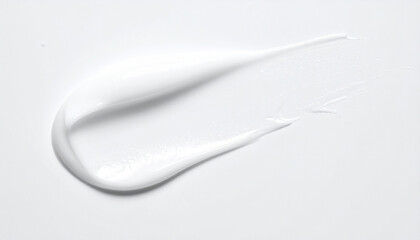 Skincare Cream and Scrub Texture on Clean White Background – Cosmetic Mask or Peeling Detail
