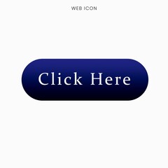 web button internet website click here vector
