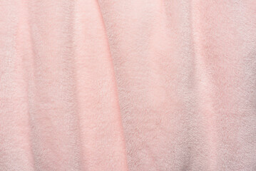 Texture of pink velvet fabric