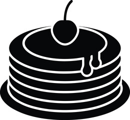 piece of cake vector illustration 