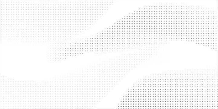 Titik-titik halftone putih dan hitam pola warna latar belakang tekstur grunge gradien. Ilustrasi vektor gaya olahraga komik seni pop,