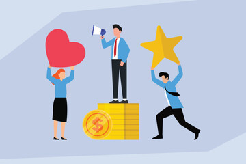 Flat Vector Values, Voice, and Recognition in Business