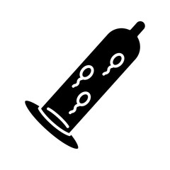 Sperm cells icon , Pregnancy, obstetrics, gynecology line icon. Medicine symbol, vector illustration on white background