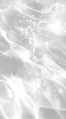 Obraz premium White water with ripples and splashes. Blurred and calm water surface texture