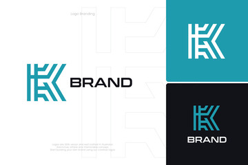 Obraz premium K Letter Trademark Brand Logo