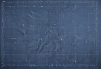 Blueprint photo effect template with grid & measurements for digital design projects , diagram, presentation