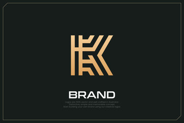 K Letter Trademark Brand Logo 