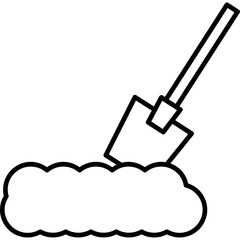Construction Shovel Icon