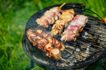 Skewer (Serbian: Raznjici) is a popular Serbian specialty of grilled meat, equivalent of the Greek souvlaki and Turkish şaşlık.