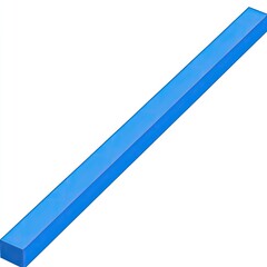 Solid blue rectangular bar