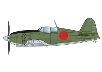 Japanisches Kampfflugzeug