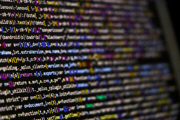 Programmer coding screen, programming coding screen , technology background