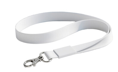 isolated lanyard mockup background image	black leather.