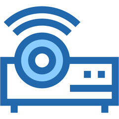 Vector Icon projector, school, education, presentation, learning