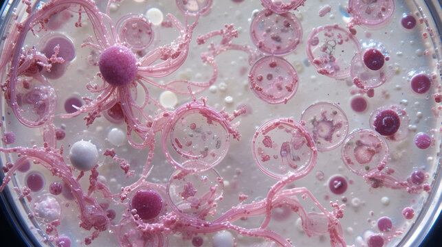 Bacterial culture in petri dish, Circular, irregular, rhizoid or filamentous ,Brittlefirmand mucoid, ciliated Colony may be raised