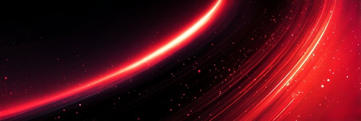 Obraz premium Stunning dynamic gradient background with vibrant colors and a sleek black metallic arc. Perfect for modern, futuristic, and tech-inspired designs. High-quality abstract art.