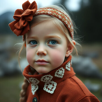 girl in a tippet