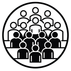 Workshop set of web icons in line style. Business Workshop icons for web and mobile app. Containing team building, teamwork, coaching, meeting, managing, coaching, motivation and more
