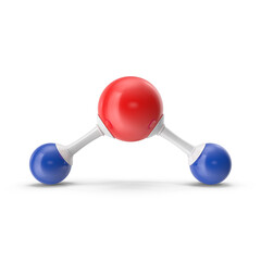 Water molecule structure