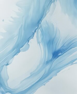 Abstract light blue watercolor background, flowing, calming ,  waves,  wash,  artistic