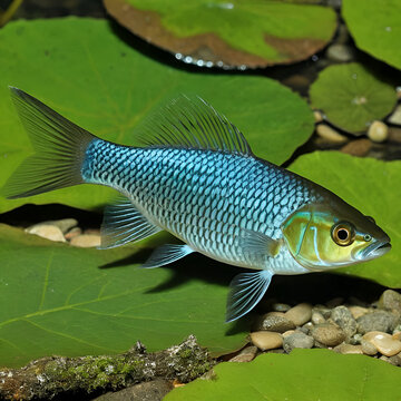 Sahyadria denisonii (Denison barb), a species of cyprinid fish endemic to the fast-flowing hill streams and rivers of the Western Ghats in India