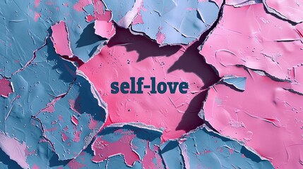 Individual finding harmony through self acceptance and personal growth journey