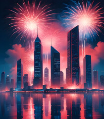 city at night beckground