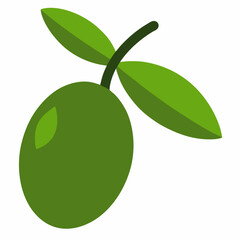 Olives icon on white background
