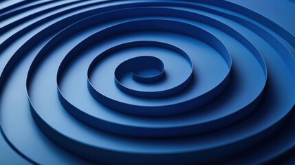 abstract blue spiral background