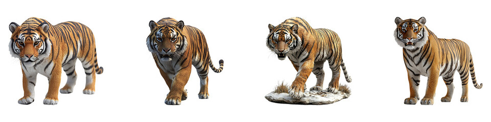 Obraz premium Set, Collection of a tige isolated on transparent background.