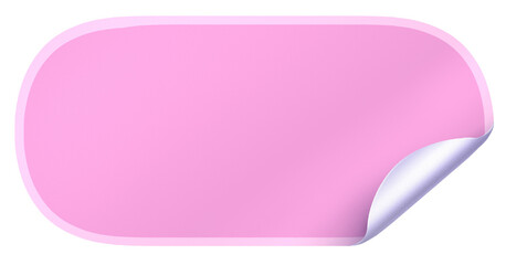 Empty Rounded Rectangle Sticker