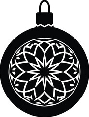 Fototapeta premium christmas ornament ball on white background .eps