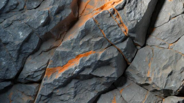 Effect of natural rock stone texture with a rustic finish