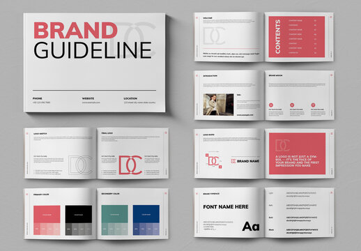 Modern And Clean Brand Guideline Template