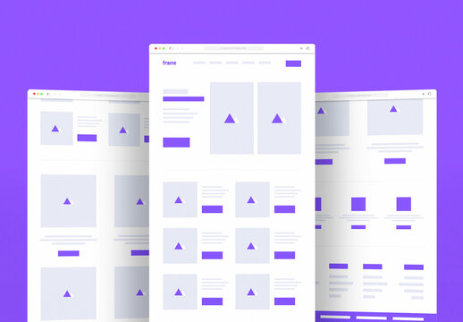 Travel Agency Landing Page Wireframe Design Template