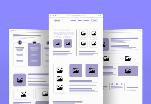 Wireframe Template Layout